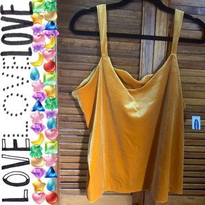 Velvet Soft Golden Yellow Top